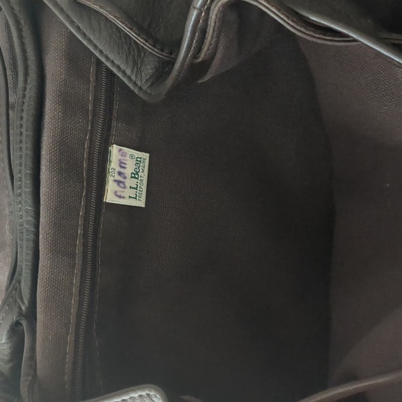 Vintage LL Bean leather backpack - Picture 5 of 7